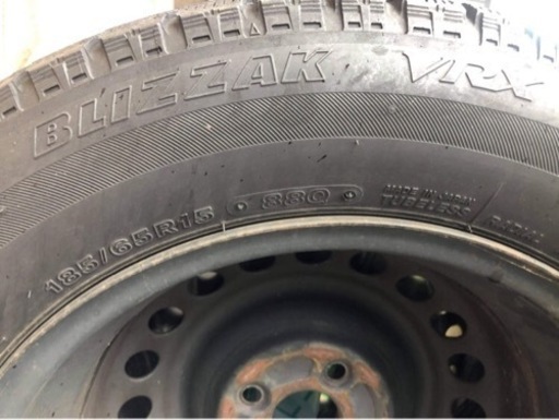 ブリザックVRXスタッドレスタイヤホイール4本セット