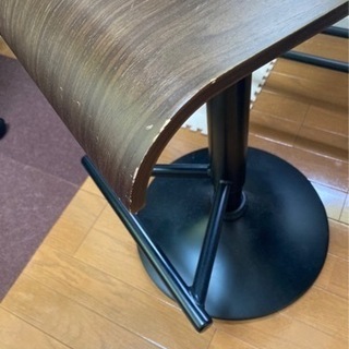 【値下げしました！】カウンターテーブル&チェア2脚セットの画像
