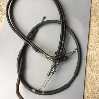 ホーネット250 アクセル&クラッチワイヤー