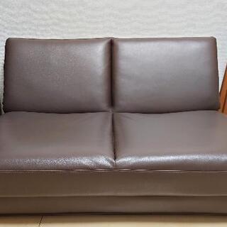 ソファベッド（ダークブラウン）の画像