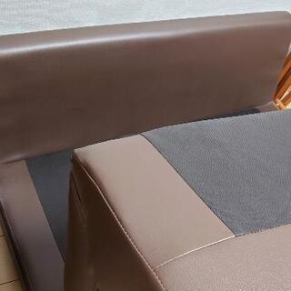 ソファベッド（ダークブラウン）の画像