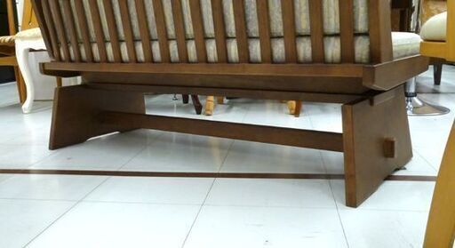 ダイニングベンチ ベンチチェア 幅125×奥行61.5×高さ75cm 椅子 ダイニング ブラウン 苫小牧西店