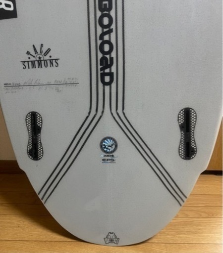 ジョイスティック　タコシモンズ　カーボロード　中古美品　サーフボード 