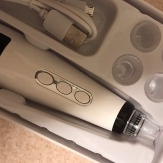 【新品未使用】【最新版】毛穴吸引器 毛穴 くろずみ 6種類吸引ヘッド 9段階モード 汚れ除去 美顔器 角質取り 顔 黒ずみ 皮脂 角栓除去 いちご鼻 ニキビケア 毛穴洗浄ランキングの美容家電 アクネージュ せなきゅあ 美肌 エステ 美顔 LEDディスプレイ USB式充電式 男女兼用 メンズ 説明書付き  ④の画像