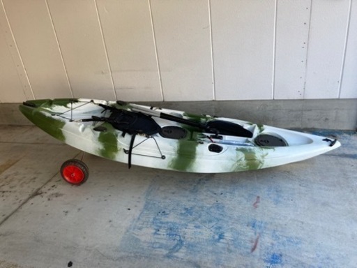 シットオンカヤック　ドーリー　パドル　シート　スカッパーホール栓　付属　鈴鹿引き取り限定