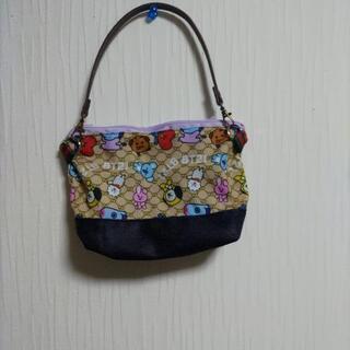 ハンドメイド  BTSキャラクター  ミニポーチ持ち手付き  限...