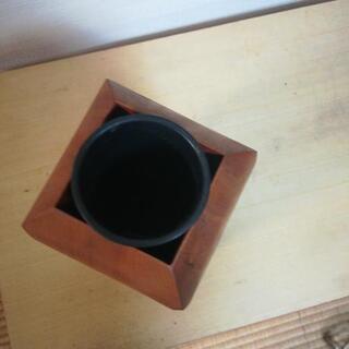 木製花瓶　無料で譲りますの画像