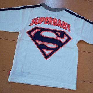 新品Ｓベイビー2ラインロゴロンＴ100白ベビドBABYDOLLベビードール


の画像