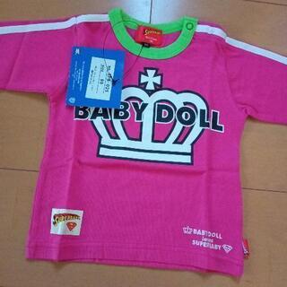 新品Ｓベイビー2ラインロゴロンＴ90ベビドBABYDOLLベビー...
