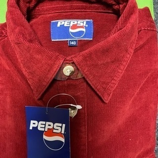 【新品】140cm  PEPSI 子供用長袖シャツの画像
