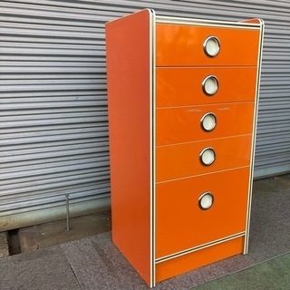 【週末限定価格】昭和レトロポップ 5段 収納ボックス ヴィンテージ 家具 お 得 な 通販 サイト家具・インテリア - 【週末限定価格】昭和レトロ