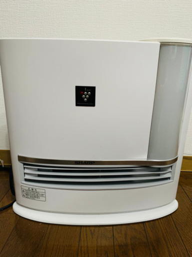 シャープ プラズマクラスター搭載 加湿機能付 セラミックファンヒーター ホワイト HX-H120-W