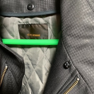 中古コート黒　の画像