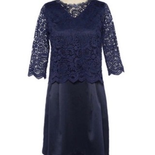 【新品未使用品】DRESS LAB 濃紺 アンサンブル ワンピース