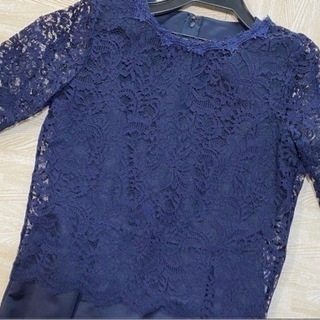 【新品未使用品】DRESS LAB 濃紺 アンサンブル ワンピースの画像