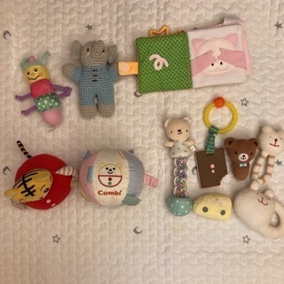 ベビーおもちゃ　歯固め　ラトル　しまじろう