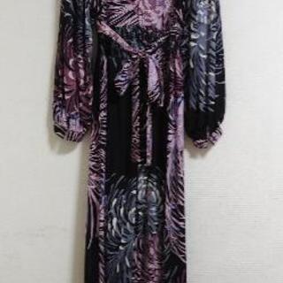 中古美品　HANAE MORI　ジャージーワンピースの画像