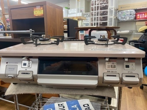 I384 Rinnai 都市ガス用コンロ　8.1kw　2020年式