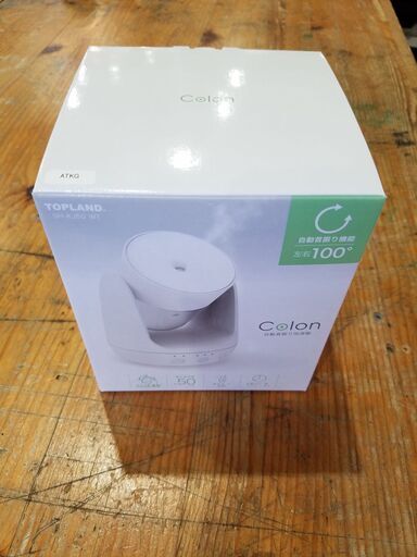 【愛品館市原店】 TOPLAND 自動首振り加湿器 SH-KJ50 WT 【愛市IJ4014765-104】