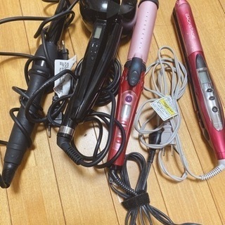 コテとヘアアイロンセット