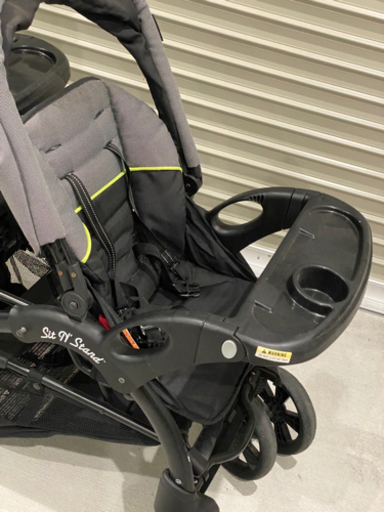 ２人乗りベビーカー　baby trend　シット&スタンド　ダブル　双子　年子