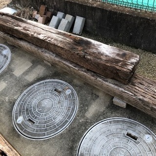 枕木　長め　引き渡し決定しましたの画像