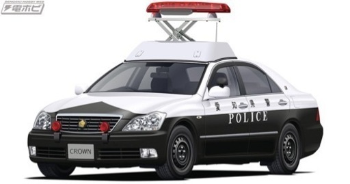 クラウン18 パトカー昇降機 昇降装置 パトライトPP-12B