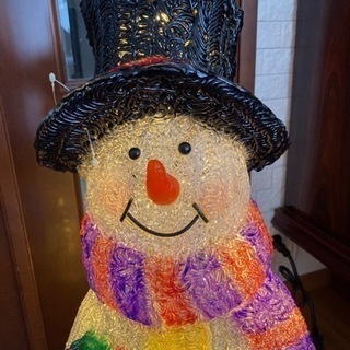 大きめ雪だるまLEDイルミネーション未使用の画像