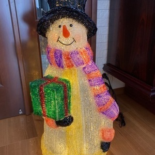 大きめ雪だるまLEDイルミネーション未使用