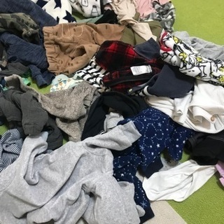 【取引中・差し上げます】冬物ベビー服41点サイズ70-90cmの画像