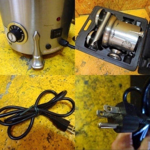 (522-0) SEPHRA セフラ 業務用 チョコレートファウンテン CF-23 3段タワー チョコ フォンデュ 115V 60Hz