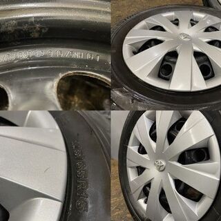 【BS BLIZZAK VRX 175/65R15】スタッドレス【トヨタ カローラフィールダー 純正ホイール 15インチ 5J4HPCD100+39】スペイド等にも (MTJ134) クレジットカード QRコード決済可能の画像