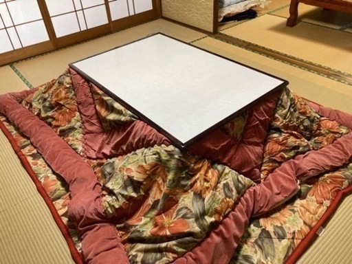 日本製コタツ布団セット（敷布団と掛け布団）4人〜6人用