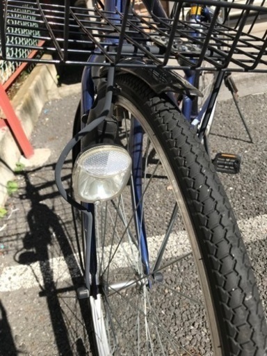 受け渡し予定者決定　自転車　シティーサイクル　27インチ　取扱説明書つき