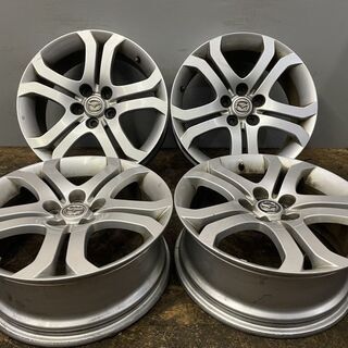 MAZDA マツダ MPV 純正ホイール 18インチ 4本 7J5HPCD114.3+45 CX-3/CX-5/CX-8等にも　(VHV040) クレジットカード QRコード決済可能