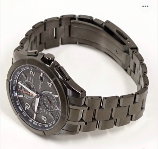 新品未使用　アテッサ CITIZEN エコドライブ　ブラックチタン　ダイレクトフライト　AT8166-59E メンズ