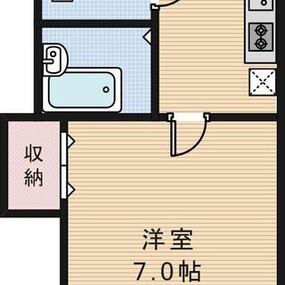 No293KN😊✨１K❗️オートロック付き🔑2人入居可👬
