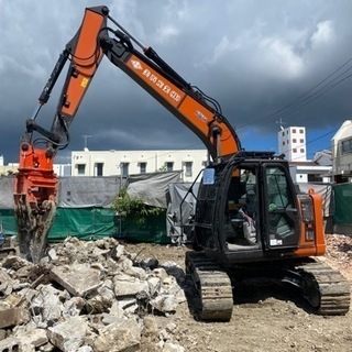解体工事作業員　重機オペ