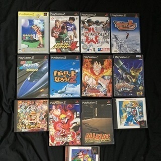 PlayStation2 本体、ソフト13本セットの画像