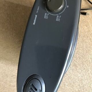 ナショナル電気ファンヒータースチーム付き中古品