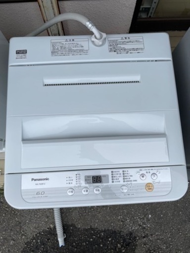 パナソニック 全自動洗濯機 洗濯 6kg つけおきコース搭載 　　リサイクルショップ宮崎屋住吉店　21.10.18　ｙ