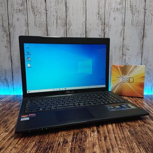 ASUS X55U SSD120 高速起動 4GB 取置中【高速起動】ASUS ノートPC X55U 新品 SSD 240GB AMD C‐60