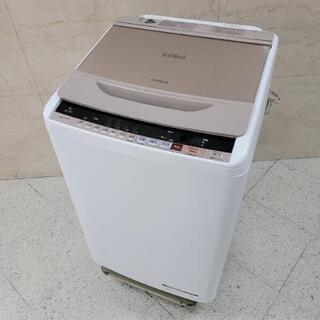 mh1026売約済み❌2017年製！HITACHI ビートウォッシュ 8.0kg 全自動洗濯機の画像