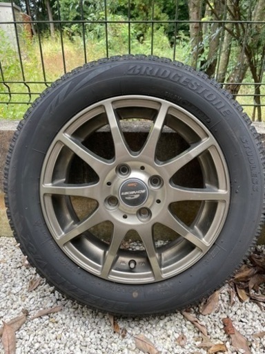 スタッドレスタイヤ ホイール4本セット 155/65/R14