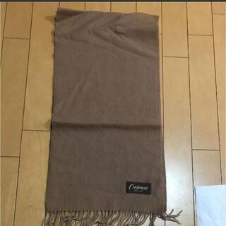 カシミア　マフラー　茶色