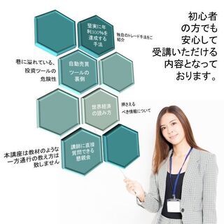 ☆FX学習サポー☆　徹底個別型サポート　あなたの目的に合わせて提...