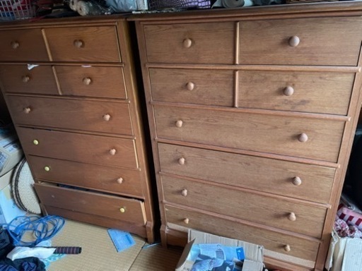 アメリカ中古家具　6段チェスト　2台あり