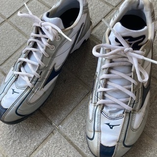 青→軟式野球用スパイク　黒→トレーニングシューズ