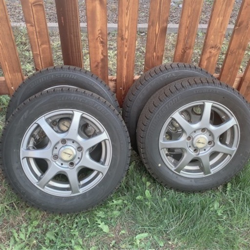スタッドレスタイヤ　ブリヂストン 155/65R13 ４本セット　冬タイヤ