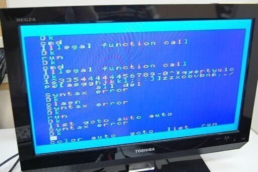 当時物 東芝 ホームコンピューター HX-10D ブラック 通電・映像出力・キー反応確認済み 元箱付き TOSHIBA 札幌市 清田区